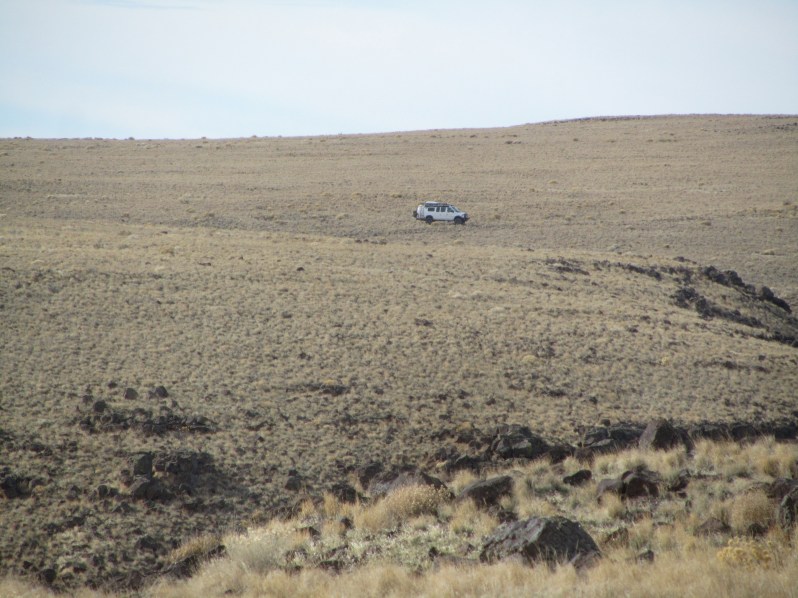 Trailhead parking lot