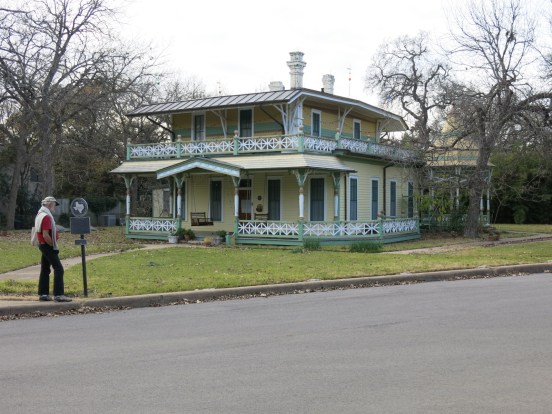 The Shipe House was built on the site of the old state fairgrounds and was partially built using wood from the grandstands.