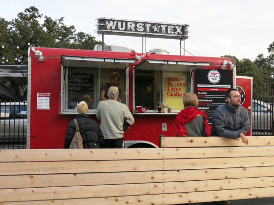 Food trucks and carts are everywhere in Austin.