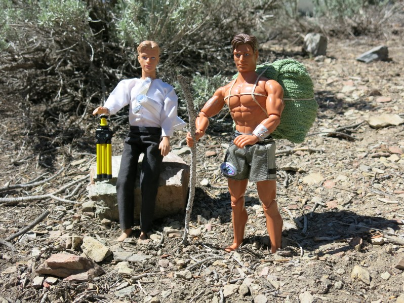 "What's the yellow thing you're carrying?" Doug asks Pretty Boy.