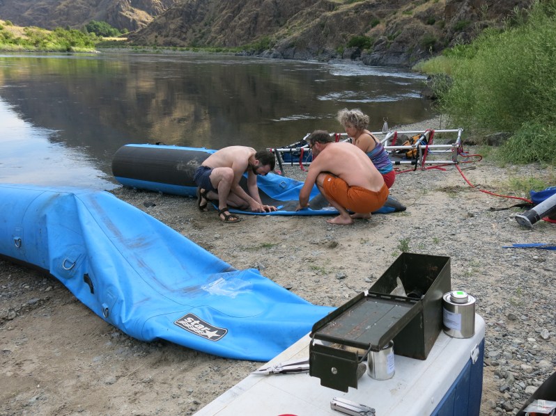 The Lop-Eared Mule develops a leak. (Actually, there were many leaks.)